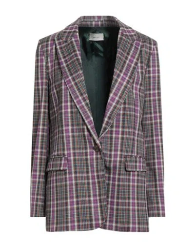 Vicolo Woman Blazer Mauve Size M Polyester, Viloft, Elastane
