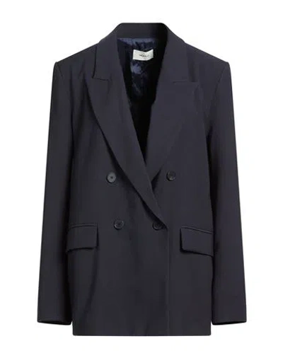Vicolo Woman Blazer Midnight Blue Size L Viscose, Polyester In Black