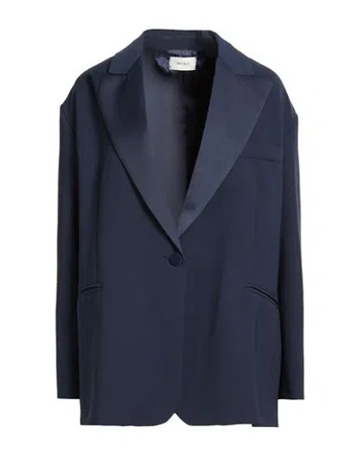 Vicolo Woman Blazer Navy Size Onesize Polyester In Blue