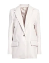 Vicolo Woman Blazer Off White Size M Polyester, Polyurethane