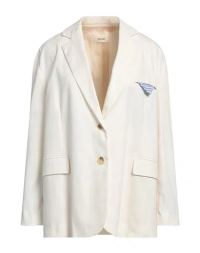 Vicolo Woman Blazer Off White Size Onesize Cotton, Elastane