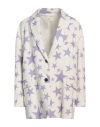 Vicolo Woman Blazer Off White Size Onesize Cotton, Polyester In Off White