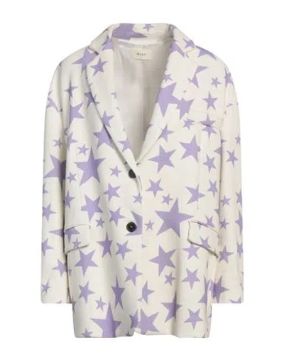Vicolo Woman Blazer Off White Size Onesize Cotton, Polyester