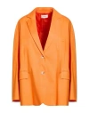 Vicolo Woman Blazer Orange Size Onesize Cotton, Elastane In Orange