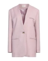 Vicolo Woman Blazer Pink Size M Polyester, Viscose, Elastane In Pink