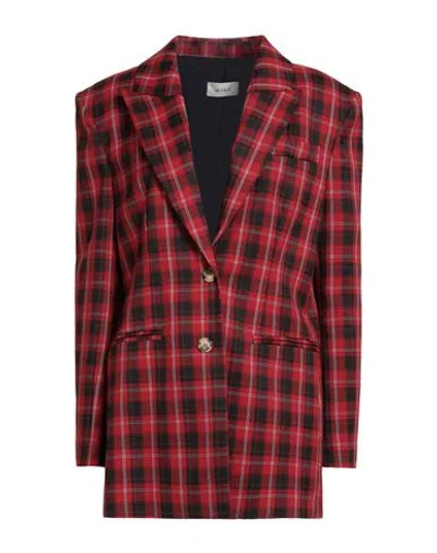 Vicolo Woman Blazer Red Size Onesize Polyester, Viscose, Elastane