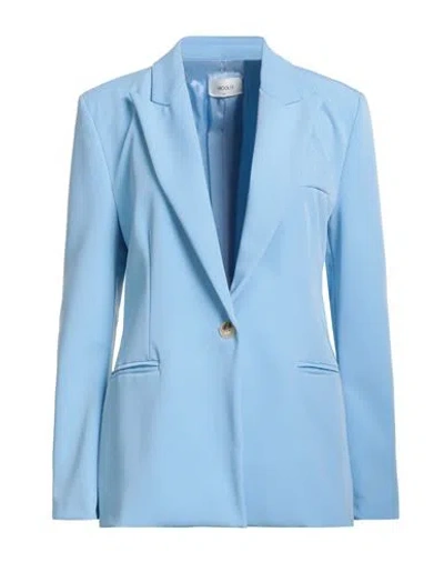 Vicolo Woman Blazer Sky Blue Size S Polyester, Viscose, Elastane