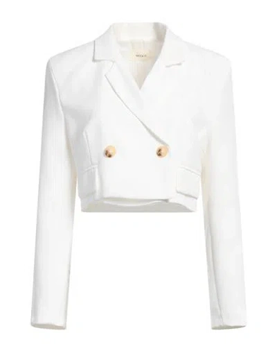 Vicolo Woman Blazer White Size S Polyester