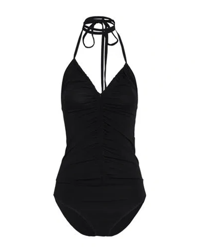 Vicolo Woman Bodysuit Black Size Onesize Acetate, Polyamide, Elastane