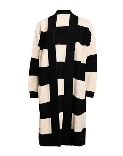 Vicolo Woman Cardigan Black Size Onesize Acrylic, Wool, Viscose, Alpaca Wool