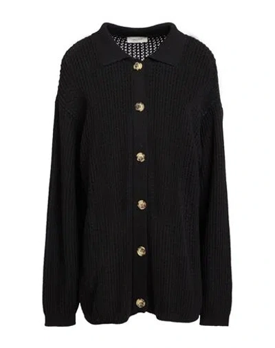 Vicolo Woman Cardigan Black Size Onesize Viscose, Polyamide, Wool, Cashmere