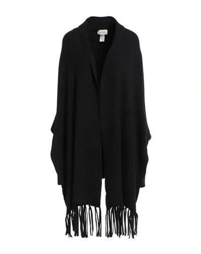 Vicolo Woman Cardigan Black Size Onesize Viscose, Polyamide, Wool, Cashmere