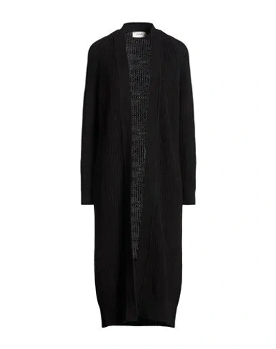 Vicolo Woman Cardigan Black Size S Acrylic, Wool, Viscose, Alpaca Wool