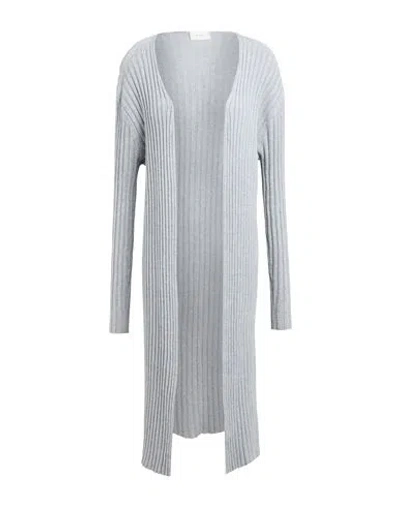 Vicolo Woman Cardigan Grey Size Onesize Viscose, Polyester, Polyamide