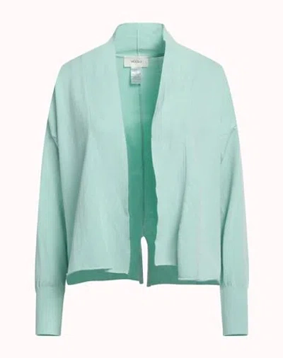 Vicolo Woman Cardigan Light Green Size Onesize Viscose, Polyester