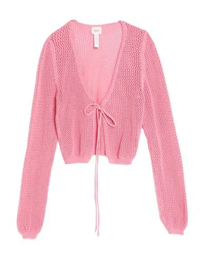 Vicolo Woman Cardigan Pink Size Onesize Cotton