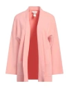 Vicolo Woman Cardigan Pink Size Onesize Viscose, Polyester In Pink