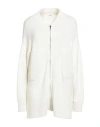 Vicolo Woman Cardigan White Size Onesize Wool, Acrylic