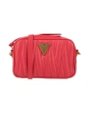 Vicolo Woman Cross-body Bag Red Size - Cow Leather In Red