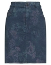 Vicolo Woman Denim Skirt Blue Size M Cotton