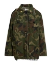 Vicolo Woman Jacket Military Green Size M Cotton