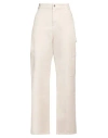 Vicolo Woman Jeans Beige Size L Cotton