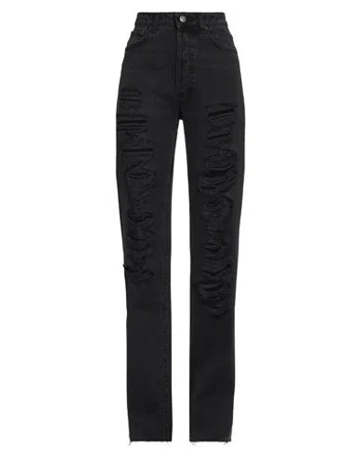 Vicolo Woman Jeans Black Size M Cotton