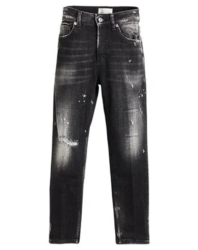 Vicolo Woman Jeans Black Size S Cotton, Elastane