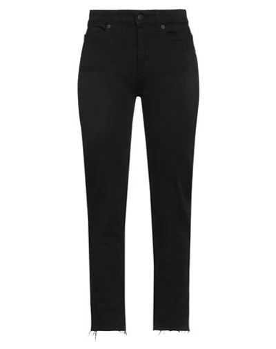 Vicolo Woman Jeans Black Size Xs Cotton, Elastomultiester, Elastane