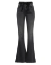 Vicolo Woman Jeans Black Size Xs Cotton, Lyocell, Organic Cotton, Lycra In Black