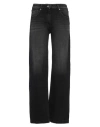 Vicolo Woman Jeans Black Size Xs Cotton In Black