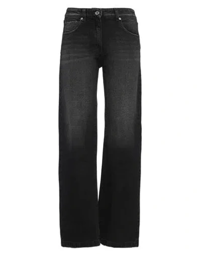 Vicolo Woman Jeans Black Size Xs Cotton