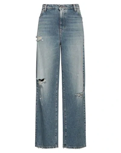 Vicolo Woman Jeans Blue Size L Cotton