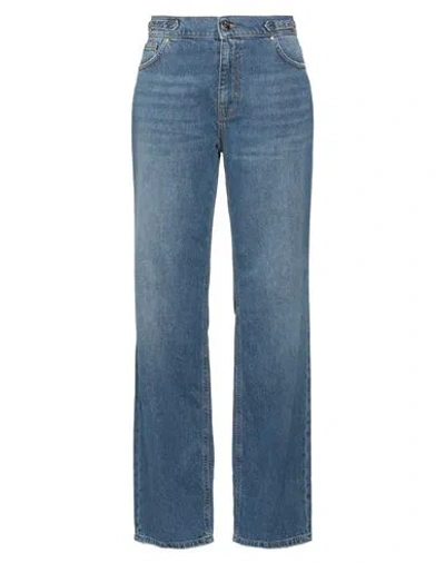 Vicolo Woman Jeans Blue Size L Cotton