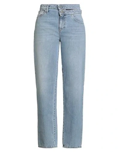 Vicolo Woman Jeans Blue Size M Cotton