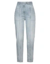 Vicolo Woman Jeans Blue Size S Cotton In Blue