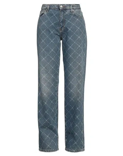 Vicolo Woman Jeans Blue Size S Cotton