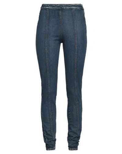 Vicolo Woman Jeans Blue Size S Cotton, Lyocell, Organic Cotton, Lycra