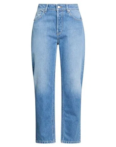 Vicolo Woman Jeans Blue Size Xl Cotton