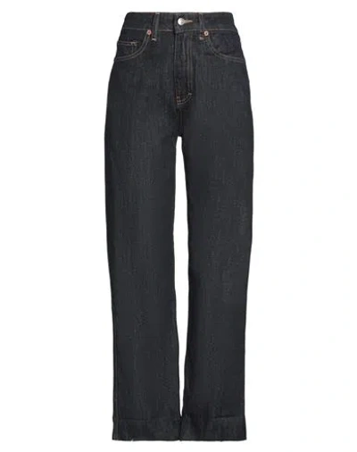 Vicolo Woman Jeans Blue Size Xs Cotton, Elastane