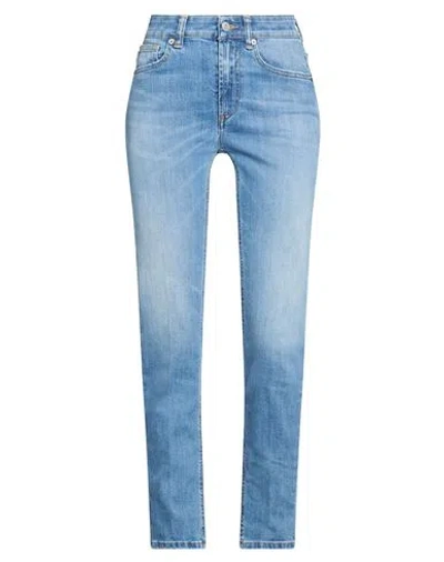 Vicolo Woman Jeans Blue Size Xs Cotton, Elastane