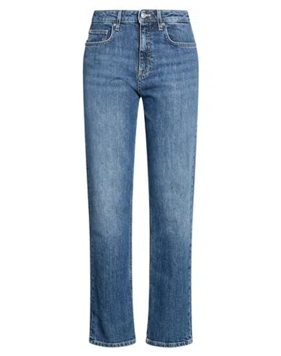 Vicolo Woman Jeans Blue Size Xs Cotton, Elastane