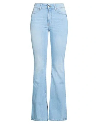 Vicolo Woman Jeans Blue Size Xs Cotton, Elastane