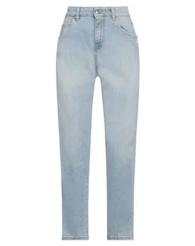 Vicolo Woman Jeans Blue Size Xs Cotton, Elastane
