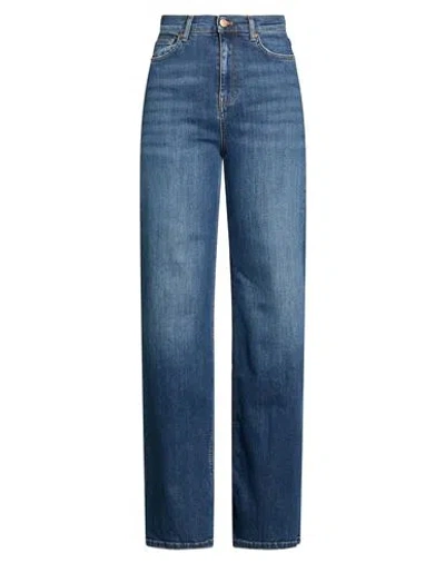 Vicolo Woman Jeans Blue Size Xs Cotton, Lyocell, Elastomultiester, Elastane