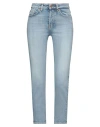 Vicolo Woman Jeans Blue Size Xs Cotton, Lyocell, Organic Cotton, Lycra In Blue