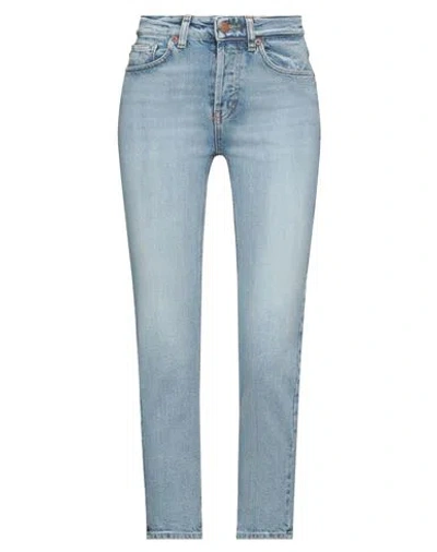 Vicolo Woman Jeans Blue Size Xs Cotton, Lyocell, Organic Cotton, Lycra