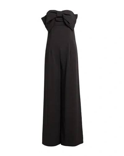 Vicolo Woman Jumpsuit Black Size M Polyester, Elastane