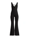 Vicolo Woman Jumpsuit Black Size S Polyester, Elastane In Black