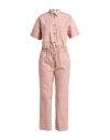 Vicolo Woman Jumpsuit Blush Size S Cotton In Pink